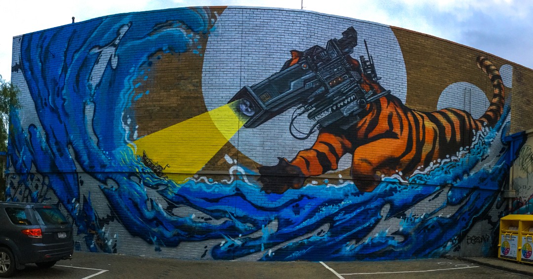 A free copy of #thesushiprophecies to the first five people to DM me the name of the popular arts neighbourhood where this mural resides. Hint: g'day! The Sushi Prophecies available now on amzn.com/B088W6ZXBX