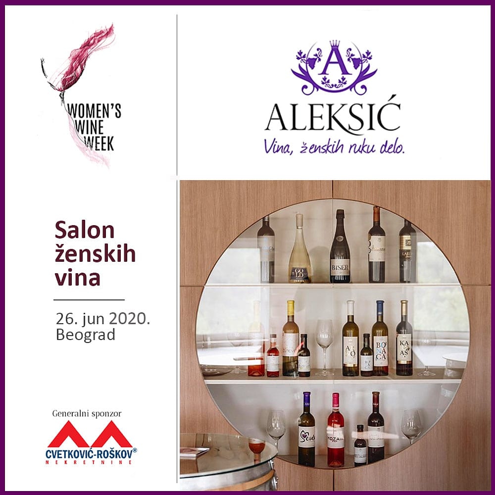 ZENEIVINO's tweet photo. @aleksic_vina predstaviće se na Salonu ženskih vina u petak 26.06.2020. Bilo da volite penušavce #biser #žuticvet, bela #bonaca #arno #zuticvet, roze #barbara ili crveno #kardaš #vranac... ove dame imaju nešto za svačiji ukus. Vidimo se na Savi 😉🥂🍷 https://t.co/2Zbd9lyP4P