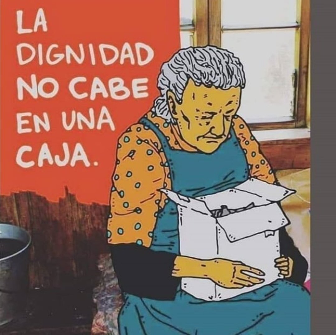 Carolonline's tweet photo. La DIGNIDAD no cabe en una caja https://t.co/l2V5MfdrJa