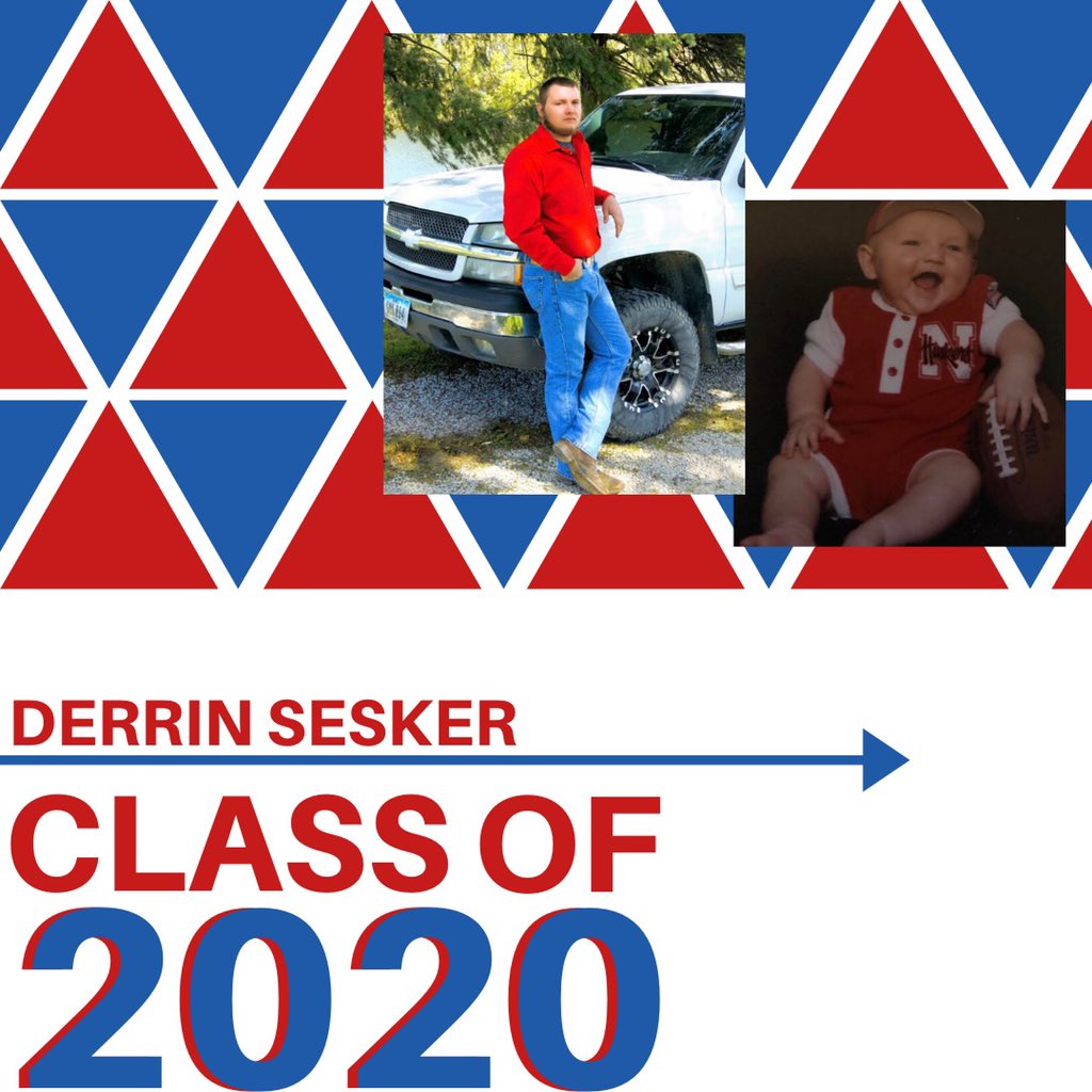 We’re starting off TODAY’s senior shoutouts with Derrin Sesker!! Congratulations Derrin!