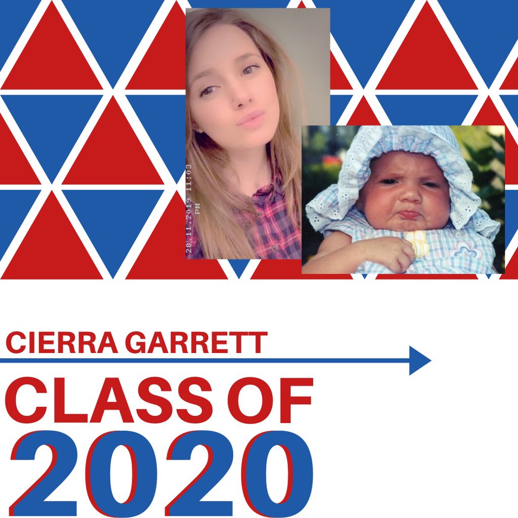 The next senior we are recognizing today is Cierra Garrett!! Congratulations Cierra!