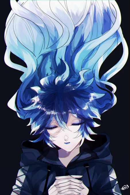 冥府の青い炎
#ツイステファンアート 