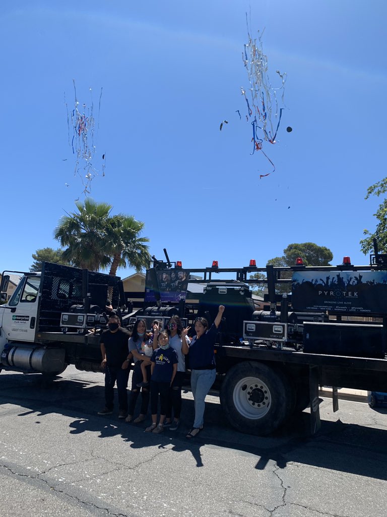 Happy Birthday, Delilah!! 🎂🎉 Thanks to <a href="/mrcamerainc/">Mr. Camera, Inc.</a> and <a href="/pyrotekfx/">Pyrotek Special Effects</a> for coordinating the surprise parade, dj, and birthday festivities. #birthdaygirl #trfwarrior