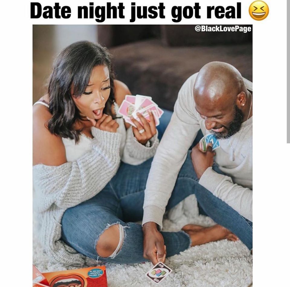 This photo is what we love ❤️ to see. Date Night at home is definitely a thing now! During this time, find creative ways to try to enjoy each other's company. Alone time can look a lot of different ways. Here are some other ideas:
♦️♠️ Breaking out a card game ( 21, Tump, UNO)
