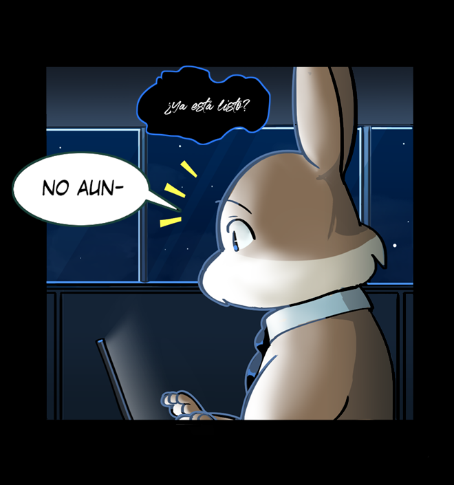 Comic de Conejo Godin #3
Horas extra 