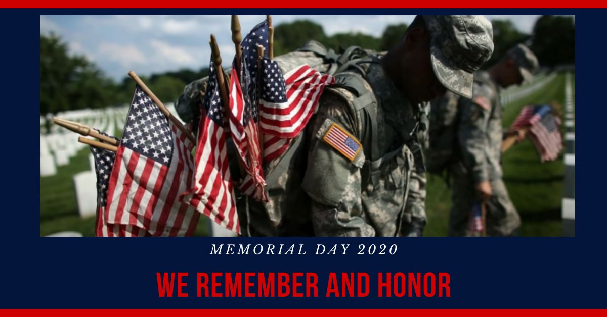 NHTTF1's tweet photo. We Remember and Honor
Memorial Day 2020 https://t.co/34aEM0CJqb
