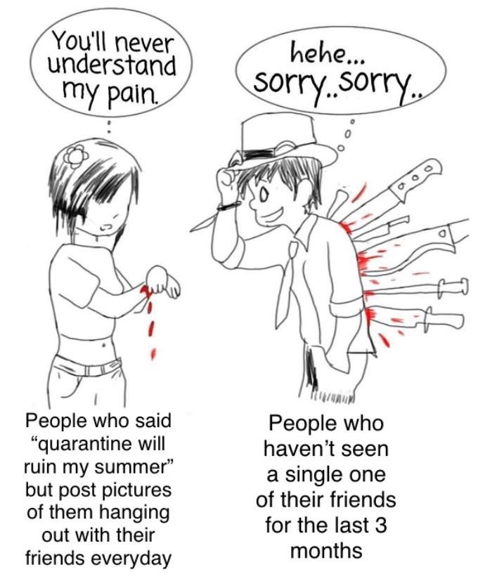 TheOneAbov3AII's tweet image. For those who still go out and quartine hasn't been lifted yet.