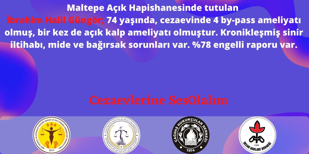 HdpMezitli's tweet photo. İktidarın ayrımcı ve ötekileştirici politikalarına karşı, tutuksakların sesi olalım..
Cezaevlerine SesOlalım https://t.co/s8s9DVyhgD