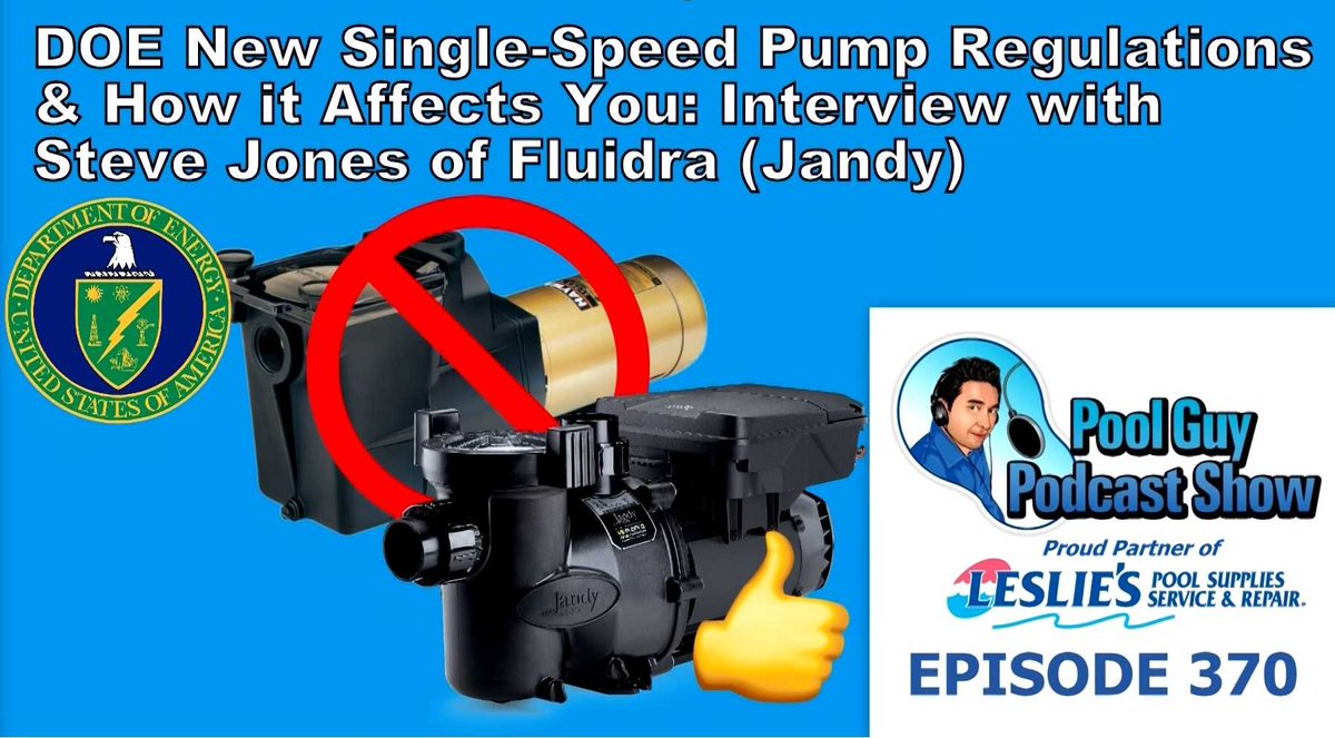 On July 19th, 2021 the new Department of Energy Rules kick in making an upgrade to a VS pump almost mandatory to meet the new regulations. Learn more about this here: buzzsprout.com/110832/3862604