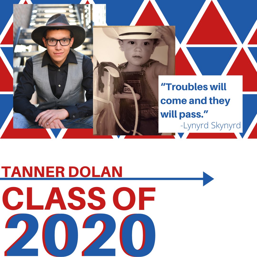The next senior we are celebrating today is Tanner Dolan!! Congratulations Tanner!