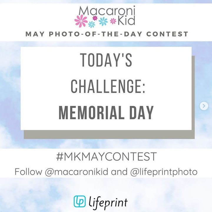 MacKidFtLaud's tweet photo. It’s Day 25 of our #MKMayContest &amp; today’s theme is MEMORIAL DAY 🇺🇸
Join Macaroni Kid on Instagram as we capture images of May. What’s in it for you besides all of the sharing fun? Our friends at @lifeprintphoto https://t.co/ZmgBY0xxx6