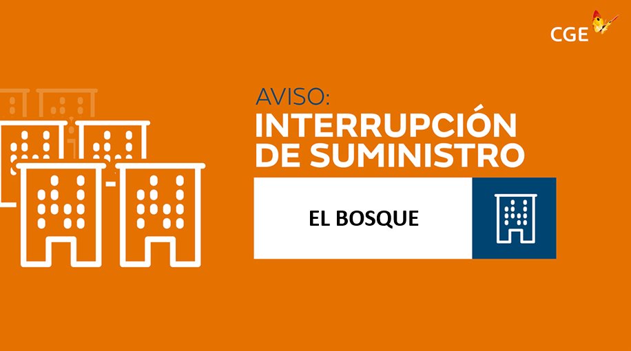 CGE_Clientes's tweet photo. #ElBosque informamos interrupción en el suministro eléctrico en Alejandro Guzmán, Sta Elena, San Francisco, Los Avellanos, Antonio Varas, Los Maquis, Observatorio Conquistadores y Lo Martinez. Nuestro personal de emergencias está en conocimiento de la situación. @munielbosque Rt https://t.co/QwDR666NGO