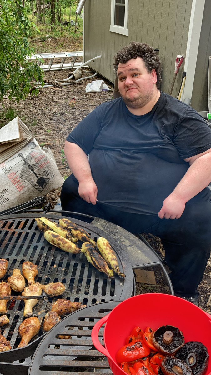 Meanwhile, at SkullShack,  @Cato_of_Utica acts as the grill master.