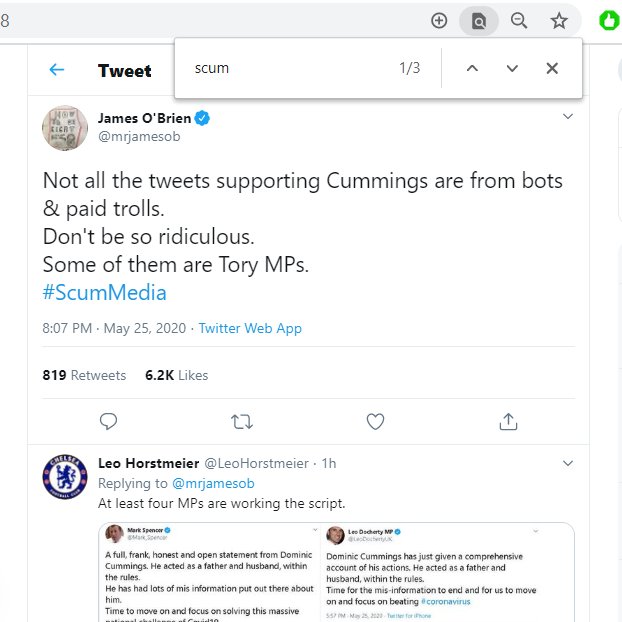 4/ Other media outlets or personalities that score highly include  @mrjamesob, who has received abuse. But also he tweeted on the hashtag, which will have increased the node size. Others to get a lot of abuse include  @bbclaurak  @BethRigby  @skynews  @peston and many more