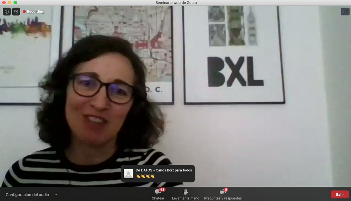 Finalista 1 del reto de #educacion del #DreamBIGchallenge Online: EduFuture. Desde el jurado, Amparo de San José de @iese_esp  realiza la pregunta al equipo formado por tres mujeres confinadas desde ciudades diferentes, ¡pero trabajando juntas! 🤜🤛
<a href="/DreamBigXL/">Dream BIG</a>