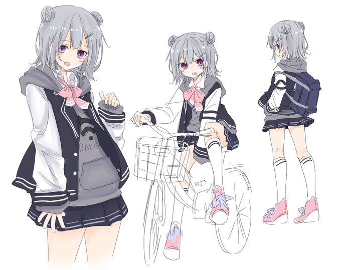 「bicycle riding」 illustration images(Oldest)