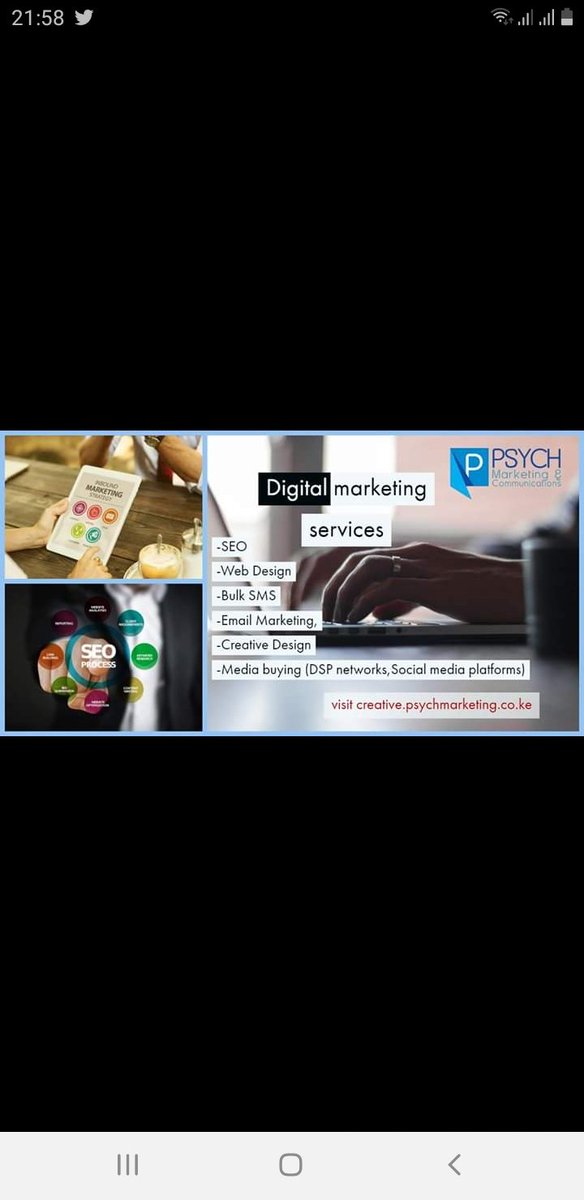 dmbaluka's tweet photo. @SokoAnalyst For online marketing solutions including bulk SMS get in touch with us @marketing_psych https://t.co/RC3LTYURJ4