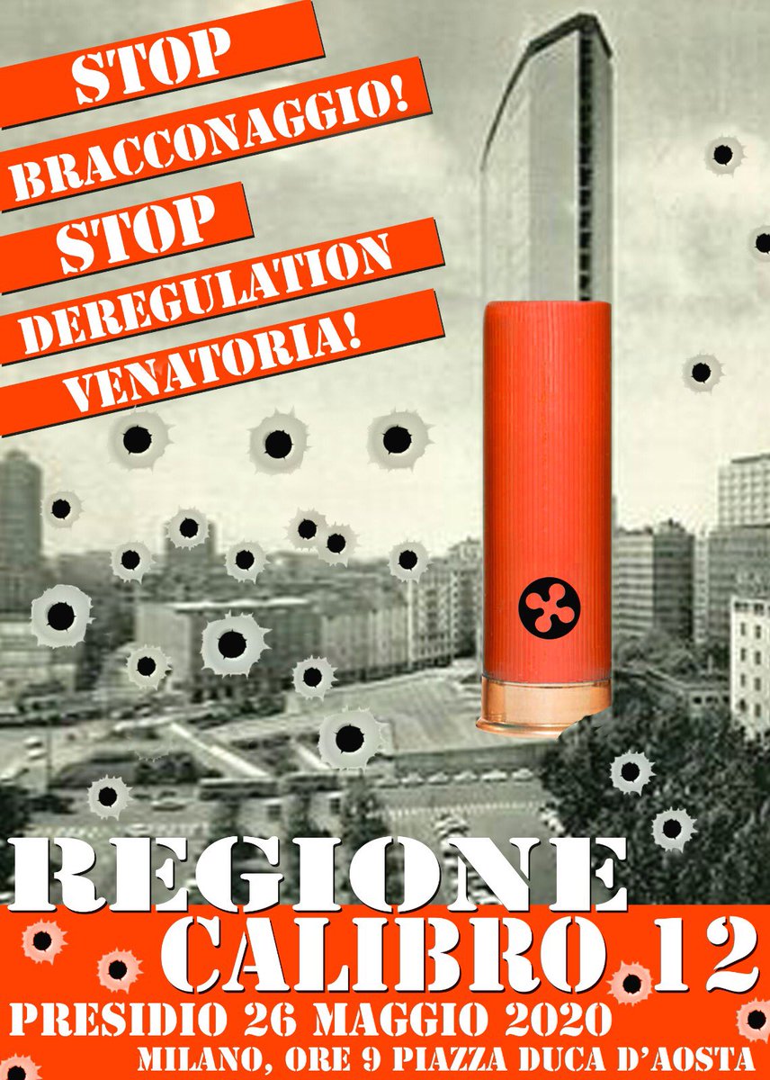 riky7372's tweet photo. 🔴IMPORTANTE!🔴
La regione #lombardia governata da #lega e #forzaitalia ci riprova cn favori ai caccimerda(tra cui riapertura #roccoli già bocciata dal #tar)
Domani manifestazione a #milano.
Diffondete e firmate
#GoVegan #BastaSparare #vegan #animaliliberi https://t.co/YlnqNqEVsZ https://t.co/ichqMYKzfn