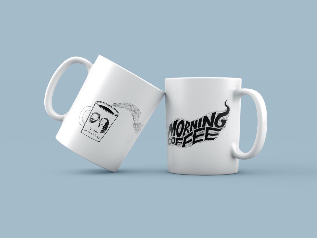 tomwilliamsuk's tweet photo. This morning we released this bloody BEAUTIFUL t-shirt and mug in celebration of 50 glorious episodes of Morning Coffee/Wednesday! Designed by legend @benjamindraws, you can pre-order yours now in our online store.💕 https://t.co/b7KNT5cekF ✨🍻 https://t.co/1WZwPv9JWC