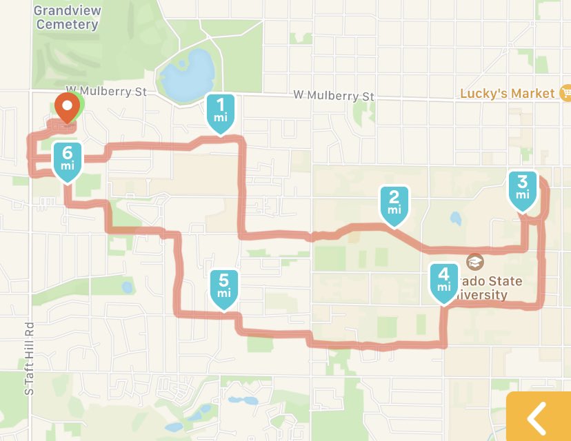 Count2Baseball's tweet photo. Normally I’d be running with 50,000 of my closest friends in the Bolder Boulder 10K today. Instead it was just me in #VirtuALL virtual 10K. Ran past Colorado State’s football stadium instead of inside the University of Colorado’s. https://t.co/k14VqZABQM