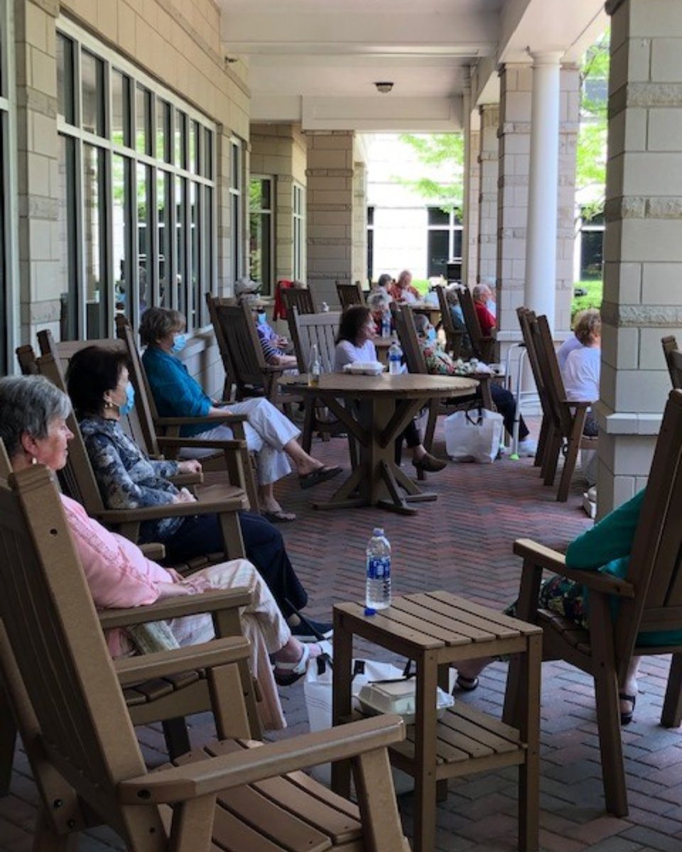 PlymouthPlace's tweet photo. The unofficial launch of summer was in full-force at Plymouth Place! Residents enjoyed the sounds of Frank Rossi, games of cornhole, refreshments, and great company! Lookin' forward to the summer of 2020! 🌞🎵🍉🌼👓⚾👒🌽🐜🎉⛳🐞🌭

#Food  #Friends  #Sunshine  #Music  #Games https://t.co/Gok1H09yT8