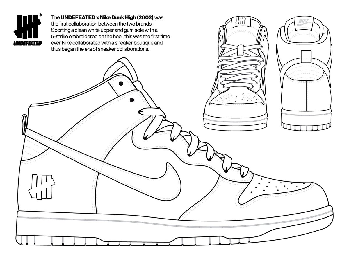 nike dunk high undefeated