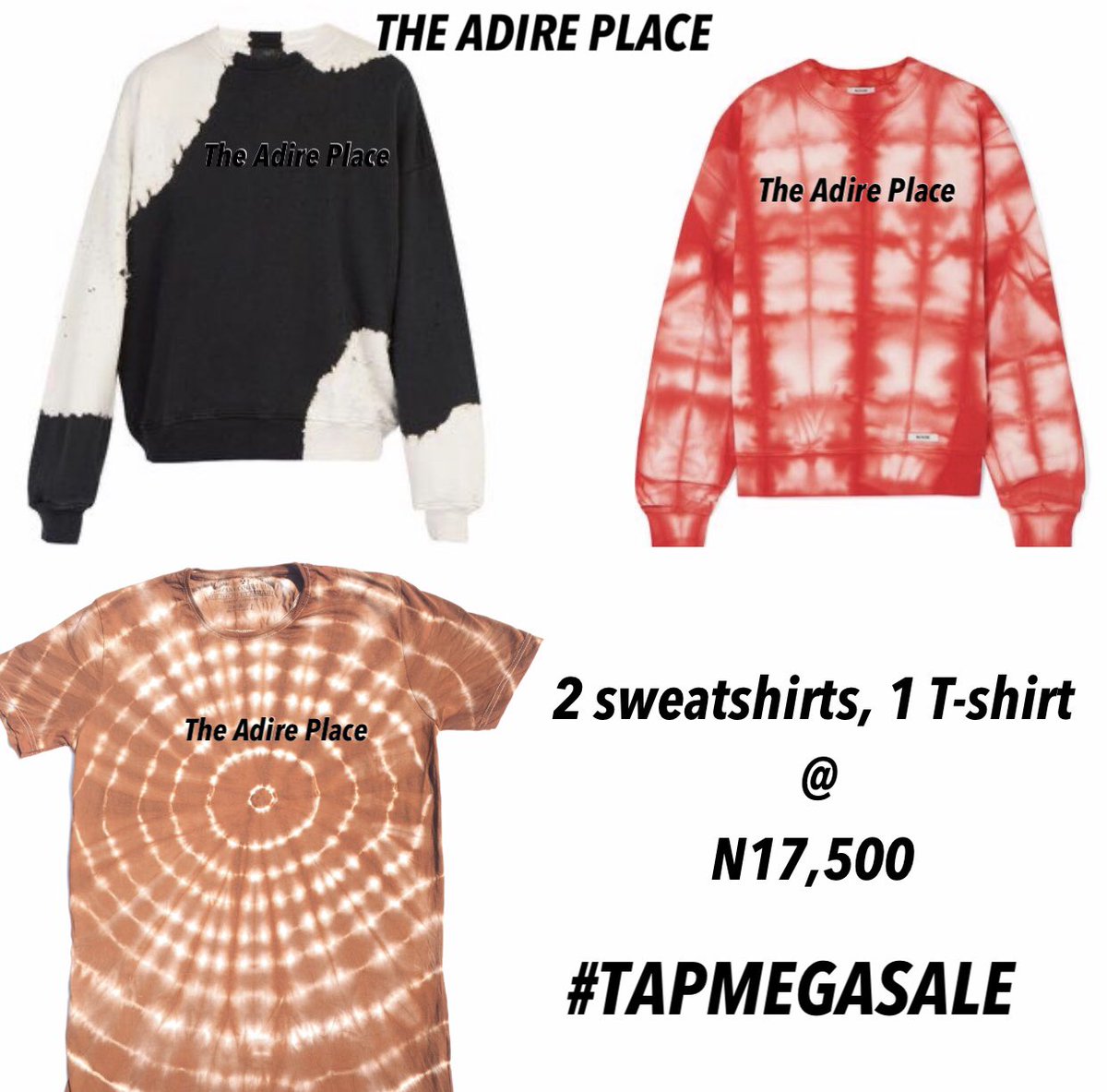_mzzpepper_'s tweet photo. #tapmegasale will end in less than 7 days people. Tell a friend to tell a friend to tell everyone you/ they know! Don’t miss out on this opportunity by @The_Adire_Place . https://t.co/vOMZirmjNl