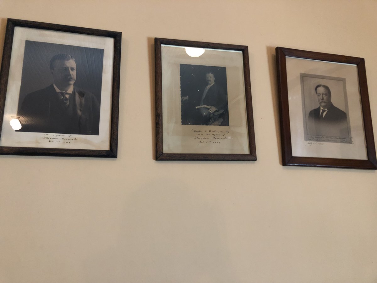 19. And on yet another wall are portraits of the US Presidents he came to know and became good friends with: Theodore Roosevelt and William Howard Taft.
