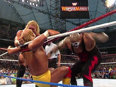 At Wrestlemania VIII, Papa Shango would cost Sid Justice the WWF Championship by getting him disqualified. This would give the title back to Hulk Hogan for his 4th reign. #WWE  #AlternateHistory