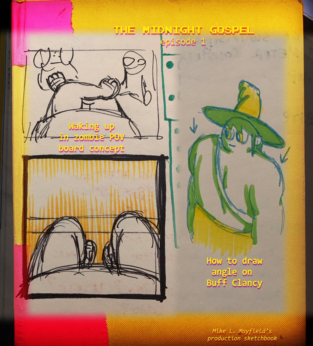 ━►Mike L. Mayfield (@mikelmayfield) on Twitter photo The Midnight Gospel - production sketchbook
🔮
episode 1 - part 3
🔮
<a href="/MidnightGospel/">The Midnight Gospel</a> <a href="/TitmouseInc/">Titmouse Animation</a> <a href="/netflix/">Netflix</a> #TheMidnightGospel #midnightgospel The Midnight Gospel - production sketchbook
🔮
episode 1 - part 3
🔮
<a href="/MidnightGospel/">The Midnight Gospel</a> <a href="/TitmouseInc/">Titmouse Animation</a> <a href="/netflix/">Netflix</a> #TheMidnightGospel #midnightgospel