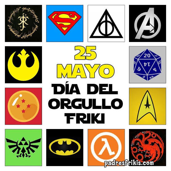 Damaris_DRC_'s tweet photo. Feliz día del Orgullo friki!!!
#DiadelOrgulloFriki #Friki #BeFriki
#FrikiIsNotAStyle https://t.co/Idh5wAPJ08