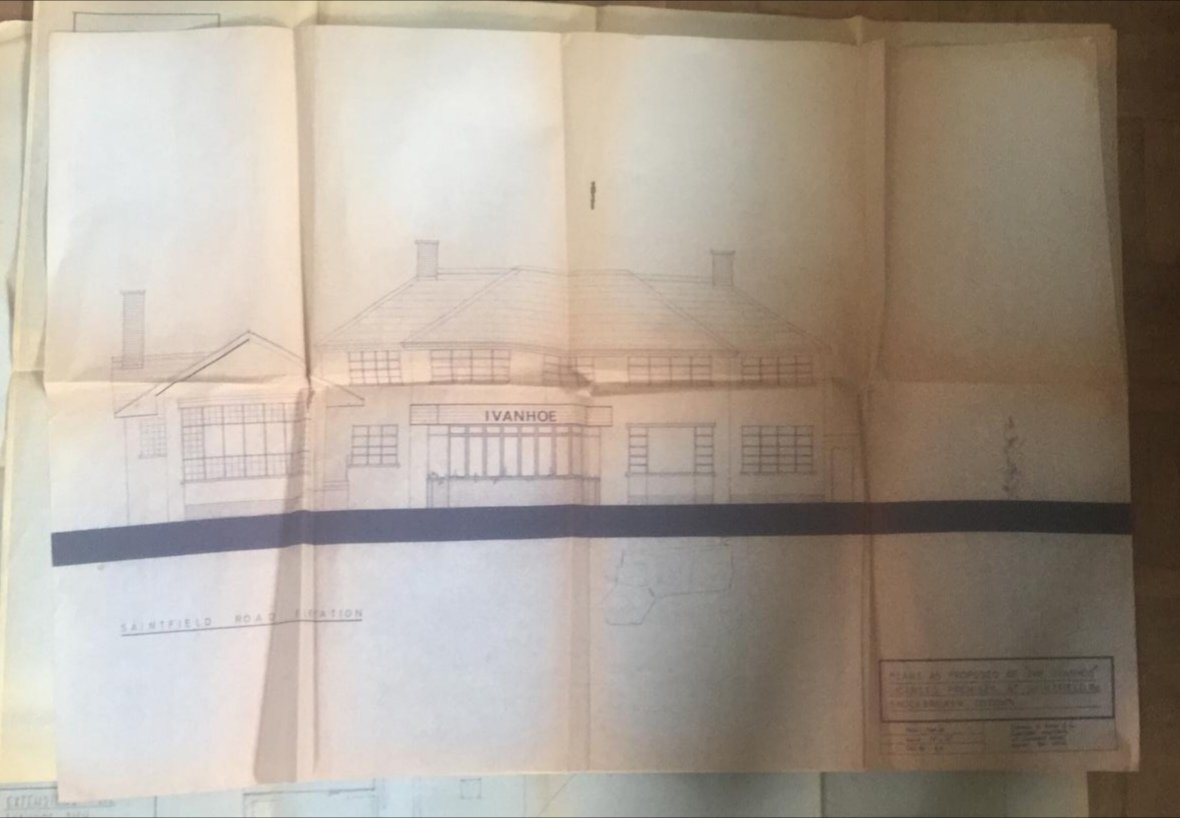 🔍 A great find by Paula

Hand drawn plans for The Ivanhoe.
Another one to go on our wall maybe
#buildingplans #throwback #apieceofhistory