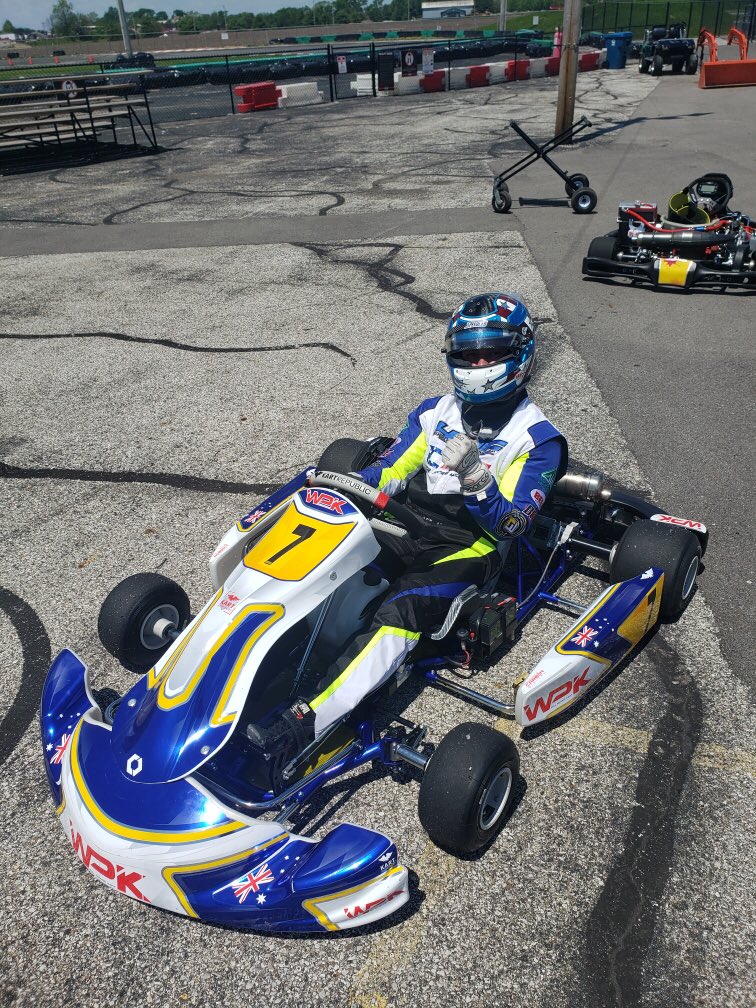 Great test day today @WhitelandRcwyPk with @ChaseJones1771 at the wheel. Ended the day right up on the pace. Looking forward to Wednesday night racing!!!