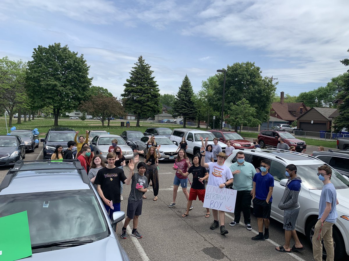 EaganSpeech's tweet photo. Chris McDonald is being inducted into the National Speech and Debate Association Hall of Fame! The @EaganHighSchool community is honoring Chris with a parade for the tremendous gifts he has given to countless students.  @ExtempGod #HonoringDoobs @Eagan_Debate @SpeechandDebate https://t.co/sQGPTROQ9p