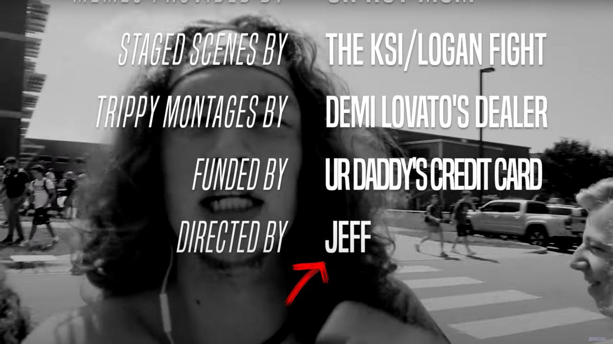in my vlogs, every time there was a credits sequence, jeff was always credited at the end.