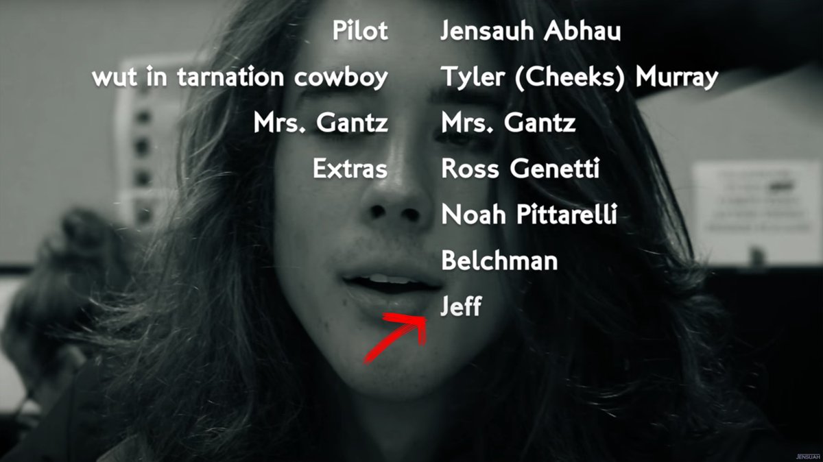 in my vlogs, every time there was a credits sequence, jeff was always credited at the end.