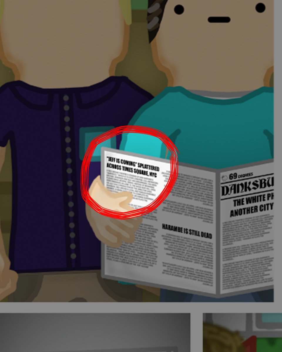 & #39;jeff is coming& #39; can be found throughout the book