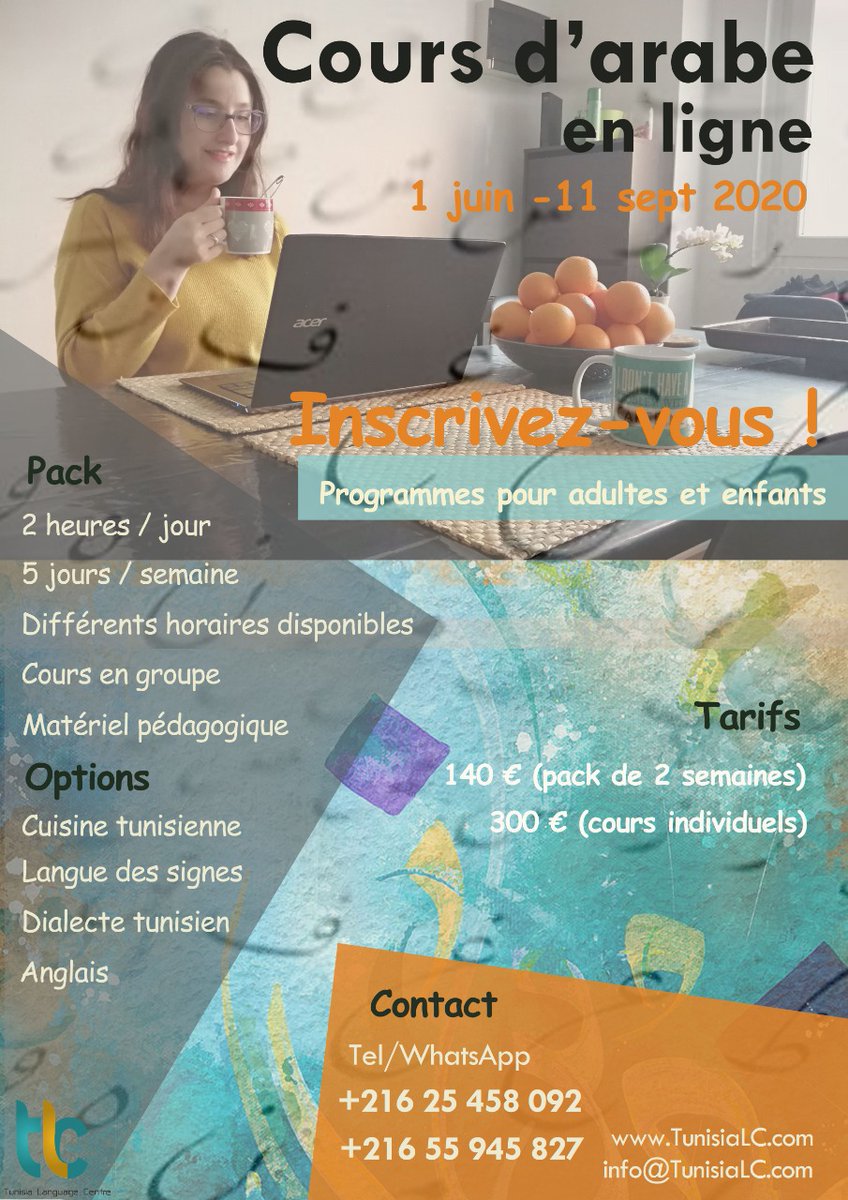 Tunisia Language Centre Twitterren Cours D Arabe En Ligne Inscrivez Vous Maintenant Avant Qu Il N Y Ait Plus De Place La Prochaine Session Debute Le 1er Juin Inscriptions Sur Https T Co Y6gybedcqu Https T Co Jmhuuecvps