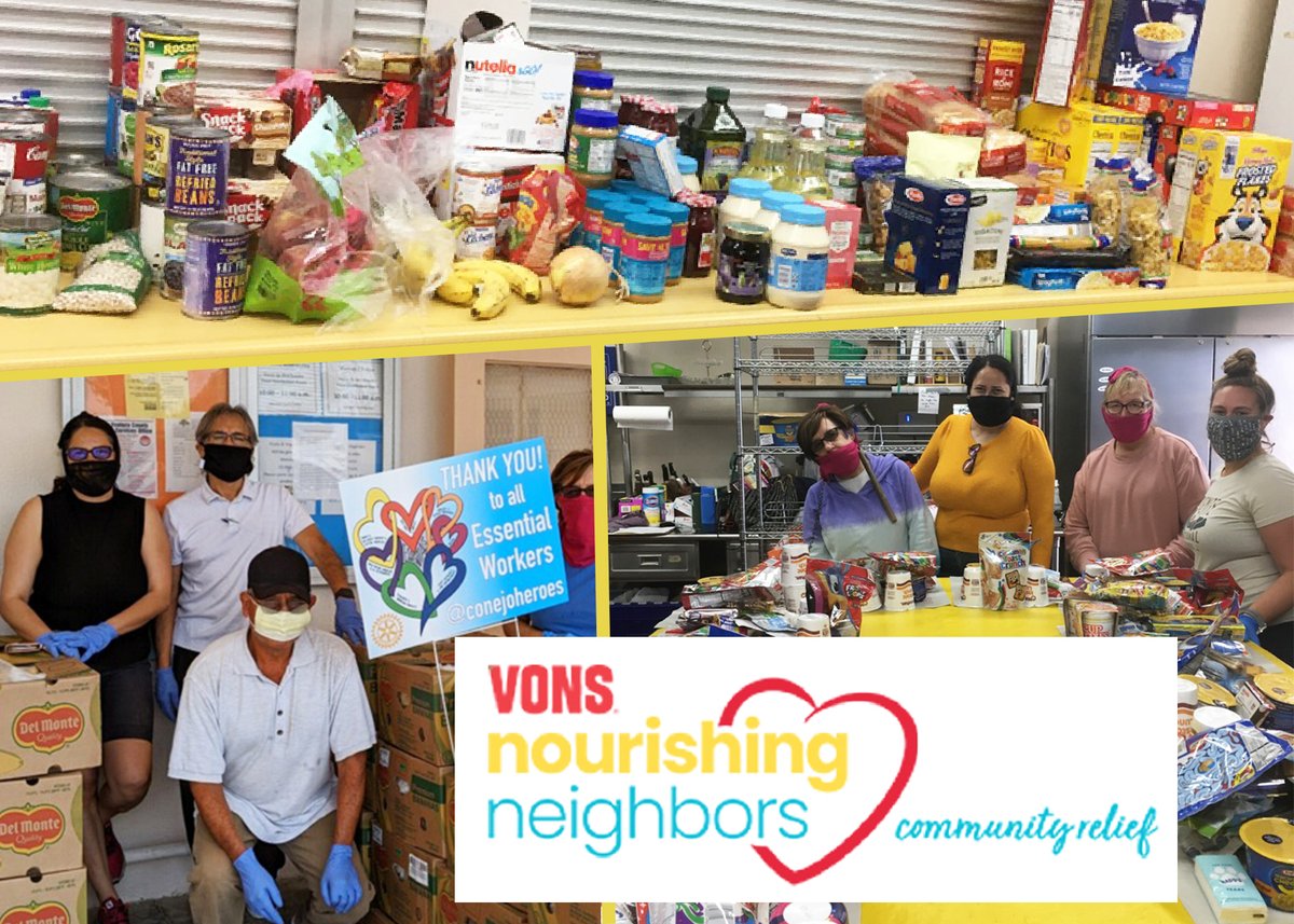 So grateful for the support received from partners large and small. We provided food assistance for 500 families this month. Shout out to @vons and their #NourishingNeighbors grant which has allowed us to expand our support to more Conejo Valley families. secure.actblue.com/donate/adelant…