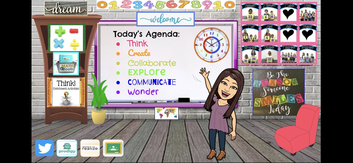 MTL_Poolaw's tweet photo. I had so much fun making my first #BitmojiClassroom complete with interactive links! It’s a little piece of “home”. Check it out!!! Thank you @FlorNorton13 for sharing the idea! ❤️ #ilovemyjob #TeamPoolaw #thekidsaregoingtoLOVE https://t.co/m7tZul7Ssy https://t.co/rteYFuQOjU