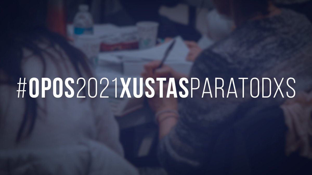 #Opos2021XustasParaTodxs tweet media
