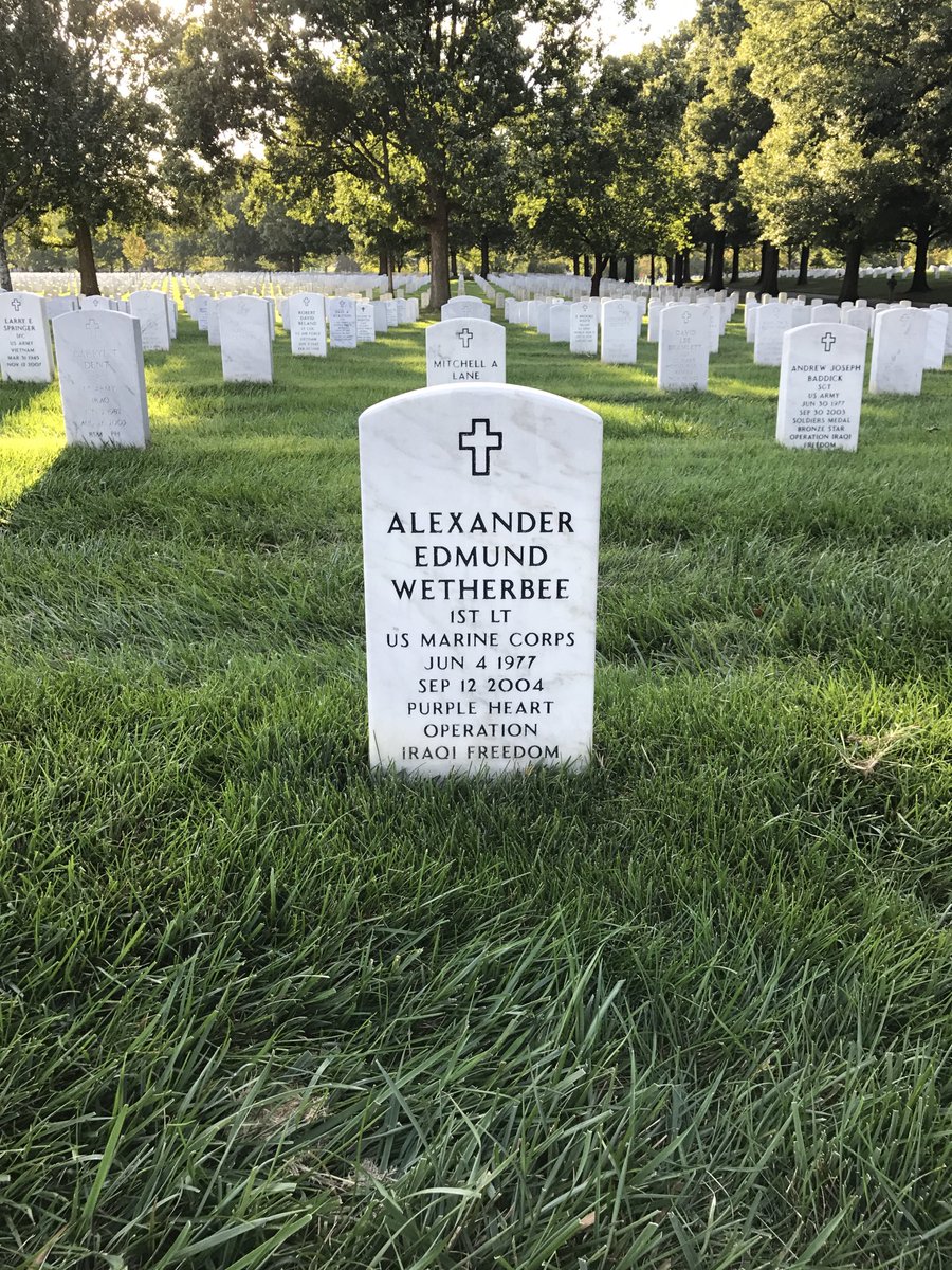 We remember 1stLt Alex Wetherbee, who was killed in Iraq during his second deployment. ⁦<a href="/BilelloPR/">Michael Bilello</a>⁩ ⁦<a href="/jaketapper/">Jake Tapper 🦅</a>⁩ #MemorialDay2020