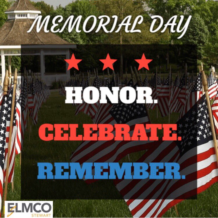 elmcostewart's tweet photo. 🇺🇸 This #MemorialDay we honor and remember those who made the ultimate sacrifice for our country, Thank You. #🇺🇸 https://t.co/H9s23KE9En