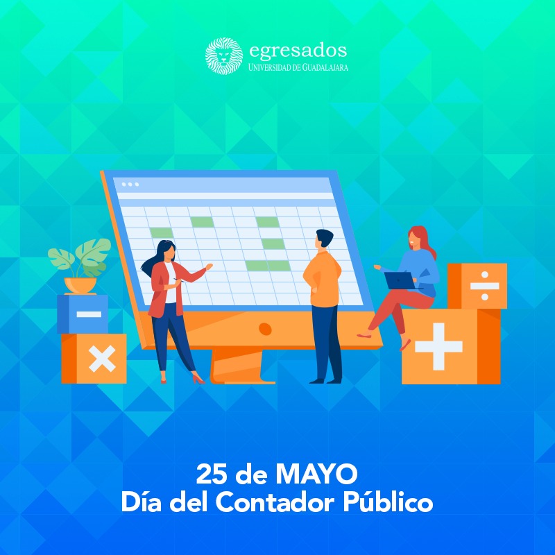 EgresadosyEXUDG's tweet photo. ¡Felicidades a todas las Contadoras y Contadores, especialmente a quienes son Egresadas y Egresados UdeG!
#DiaDelContador #Felicidades #OrgulloUdeG 
@CUCEA_OFICIAL @PosgradosCucea https://t.co/ZY1JZwlPNm