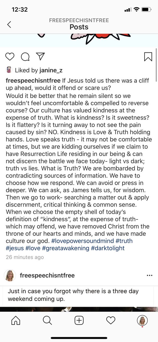 Mamadidntraise's tweet photo. If Jesus told us there was a cliff up ahead, would it offend or scare us?
Would it be better that he remain silent about a “conspiracy theory”
So we wouldn’t feel uncomfortable?
#lovepowersoundmind #kindness #truth #love #jesus #whatwouldjesusdo #greatawakening #darktolight https://t.co/m95Bl4ajxt