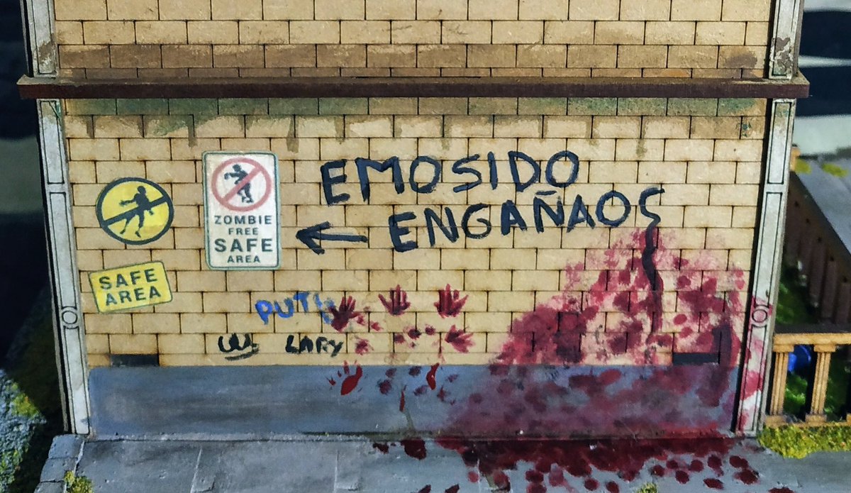 Mi edificio para ambientar mi proyecto TWD de <a href="/manticgames/">Mantic Games</a> que va en línea a todo lo que siento sobre nuestra realidad...