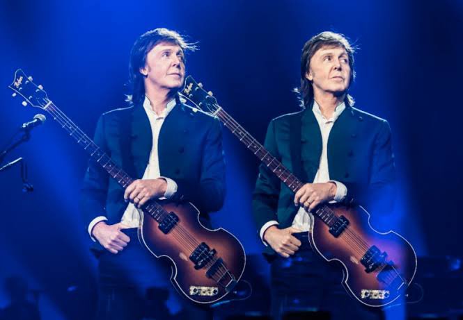 Paul McCartney but he gets older as you scroll down.
