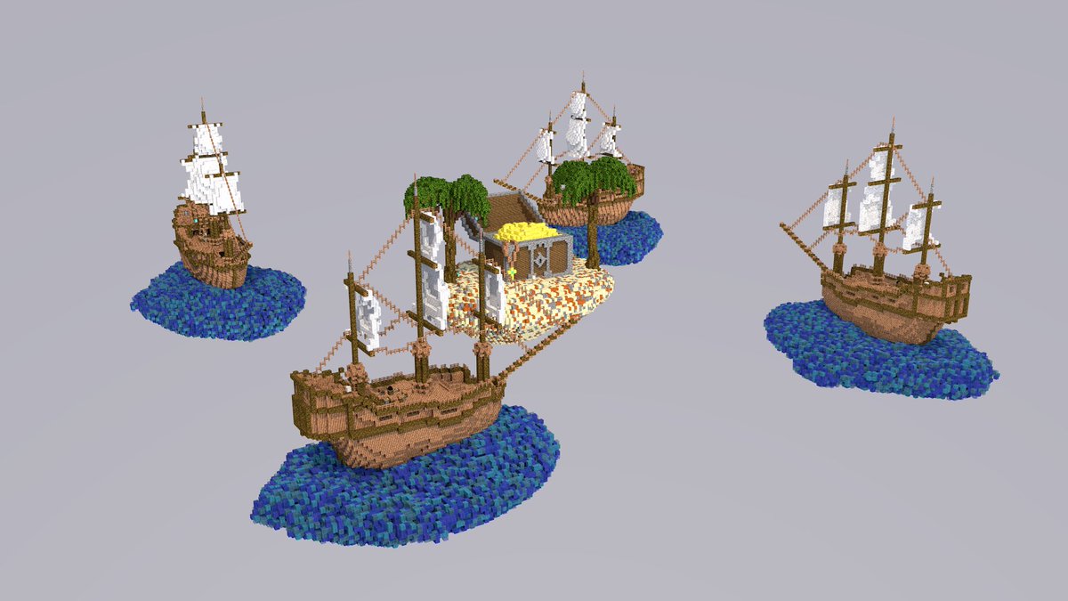 BlocksTest's tweet image. Proyecto: Pirates - EggWars Skull⚓
Render: Charly54_ 
Servidor: AkarCraft