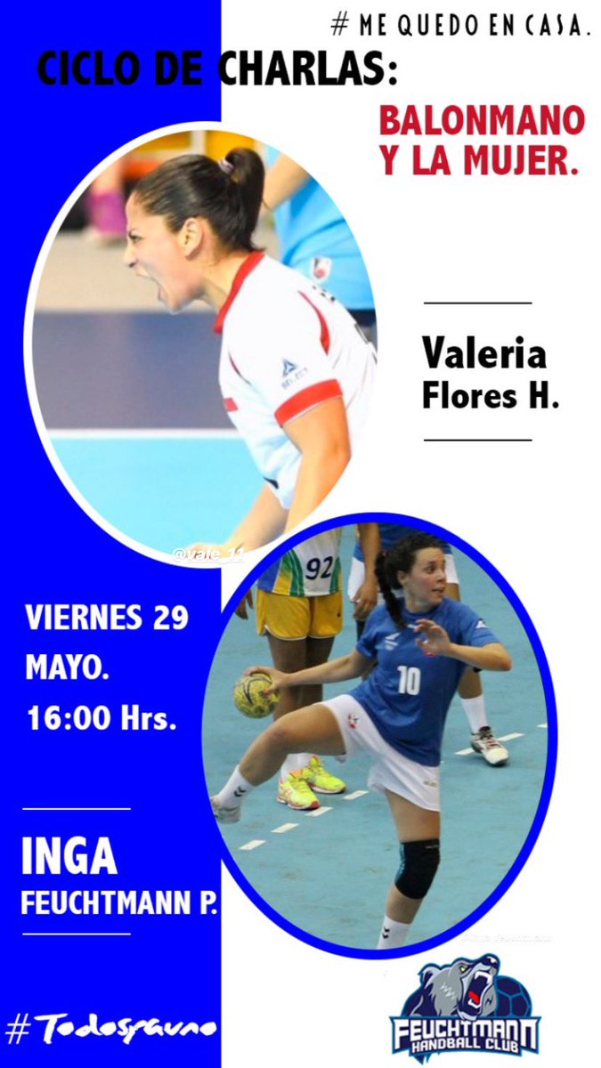 💙SEMANA N•7💙
Vamos por una nueva semana de entrenamientos/trabajo desde la casita 💪🏼💪🏼
Tenemos invitadas especiales 😻!!! 
#TodosPaUno #BalonmanoChile #Mequedoencasa