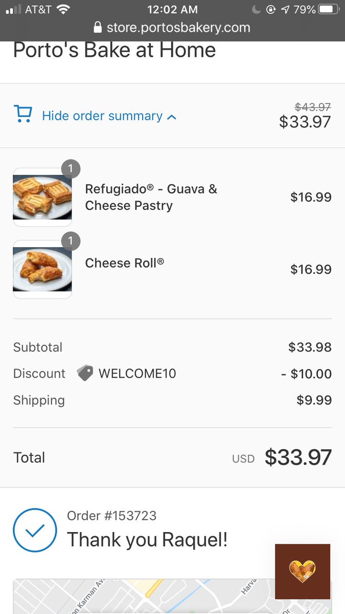 I then I texted my sister about the situation and she was like oh I have a $10 off coupon code, here. So I fucking caved and bought the minimum 2 dozen order of pastries 